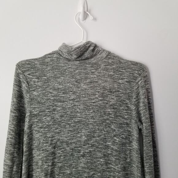 Zara Mock Neck Long Sleeve Gray Dress size Small - Picture 7 of 9